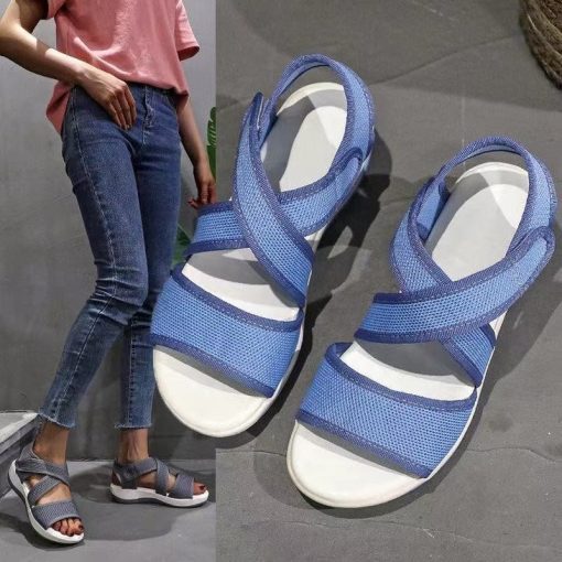 Women’s Hook & Loop SandalsSandalsmainimage4Sandals-Women-Summer-Shoes-Sandals-Wedge-Beach-Female-HOOK-LOOP-Casual-Zapatillas-Casa-Mujer-Sapatos-Femininos