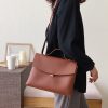 PU Leather Messenger BagsHandbagsmainimage4Vintage-Fashion-Female-Tote-Bag-2022-New-High-Quality-PU-Leather-Women-s-Designer-Handbag-High