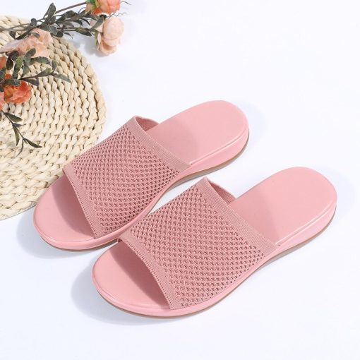 Women’s Retro Beach SlippersSandalsmainimage4Women-Slippers-2022-Summer-Sandal-Beach-Wedge-Slippers-Ladies-Sandals-Slip-On-Thick-Bottom-Retro-Female