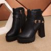 Women’s High Heel Platform Ankle Bootsmainimage52021-New-Top-Quality-Leather-Boots-Women-High-Heels-Platform-Ankle-Boots-For-Women-Round-Toe