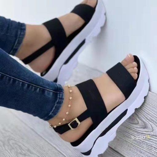 Cross Strap Ankle Peep Toe SandalsFlatsmainimage5Summer-Women-Golden-Sandals-Platform-Heels-Cross-Strap-Ankle-Peep-Toe-Beach-Party-Ladies-Shoes-Zapatos