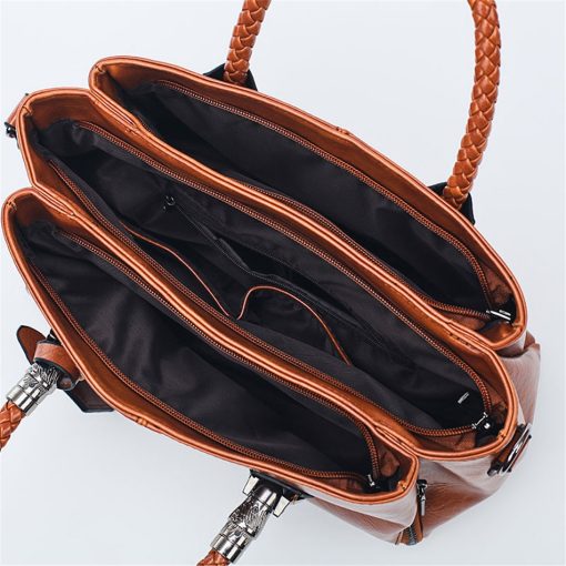 Vintage Leather Luxury HandbagsHandbagsmainimage5Vintage-Oil-Wax-leather-luxury-handbags-women-bags-designer-ladies-hand-bags-for-women-2022-bag