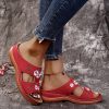 Casual Comfortable Soft SlippersSandalsmainimage5Women-Casual-Sandals-Comfortable-Soft-Slippers-Embroider-Flower-Colorful-Ethnic-Flat-Platform-Open-Toe-Outdoor-Beach