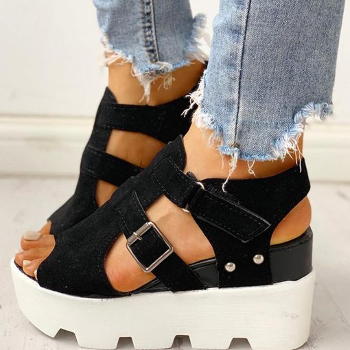 Fashion Summer Platform Wedge Sandals – Miggon