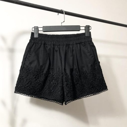 Spring Summer Lace ShortsBottomsvariantimage02022Spring-Summer-Lace-Shorts-Women-Clothes-Casual-Harajuku-High-Waist-Mini-Shorts-Feminino-Loose-Straight-Wide