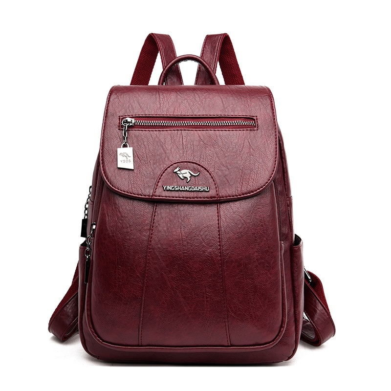 Women’s Soft Leather Backpack – Miggon