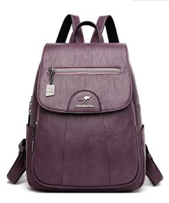 Women’s Soft Leather BackpacksHandbagsvariantimage15-Color-Women-Soft-Leather-Backpacks-Vintage-Female-Shoulder-Bags-Sac-a-Dos-Casual-Travel-Ladies
