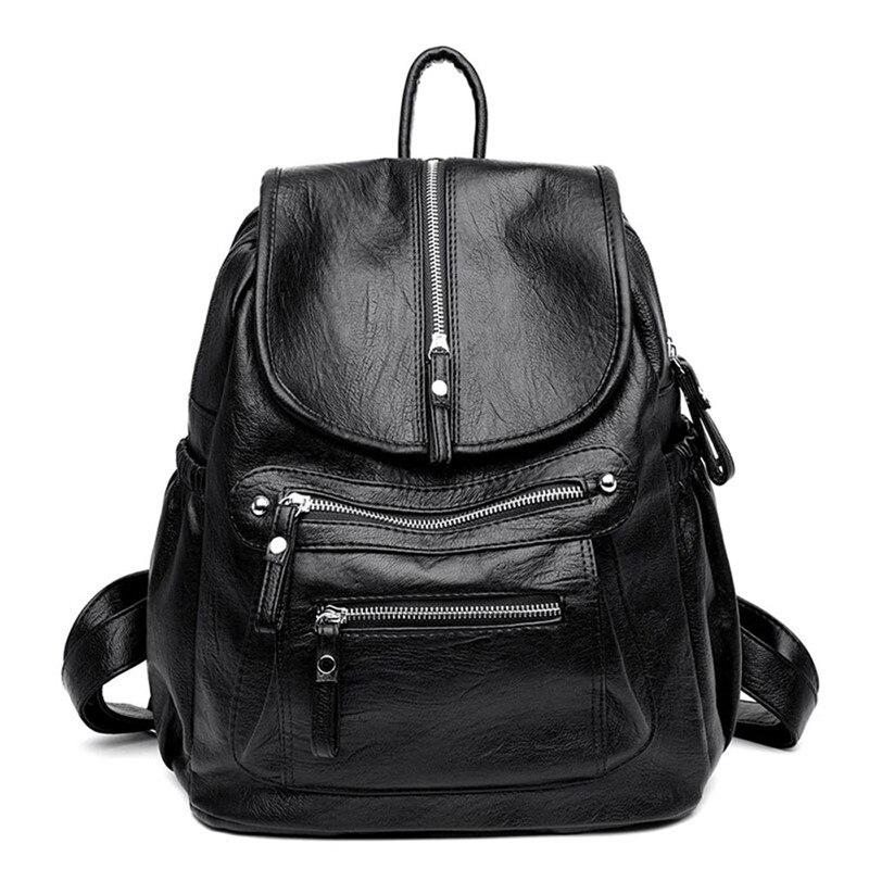 Women’s High Quality Leather Backpack – Miggon