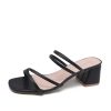 Ladies Square Heel Elegant SandalsSandalsvariantimage1Women-Sandals-Ladies-Square-Heels-Elegant-Summer-Slippers-Outside-Cross-Tied-Leather-Female-Slides-2021-Fashion