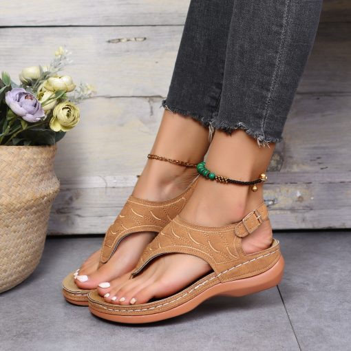 Trendy Non-Slip SandalsSandalsvariantimage3New-Women-Summer-Shoe-2022-Platform-Non-slip-Sandals-Women-Closed-Toe-Wedge-Sandals-Ladies-Light