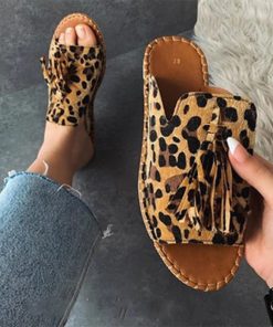 Summer Trendy Female Flat Slippers-SandalsSandals2021-Summer-Female-Flat-Slippers