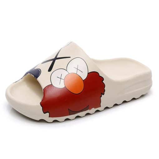 Unisex Cartoon Print Soft Comfortable SlippersSandals2022-New-Slides.-Summer-House-Thi