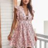 Women’s Summer Casual Ruffle Floral A Line Short DressDresses2022-New-Women-s-Summer-Casual-V