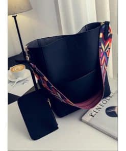Large Capacity Strap Shoulder Bucket HandbagsHandbagsBrand-Designer-Women-Handbag-and