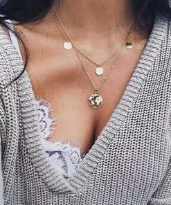 Women’s Tassel Pendant Chain Choker NecklaceJewelleriesLATS-Gold-color-Choker-Necklace-2