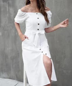 Women’s Summer White Long Button DressDressesNATROL-Summer-Solid-White-Dress-for-Women-Fashion-Wedding-Guest-Satin-Silk-Maxi-Robe-Leisure-High.jpg_Q90.jpg_