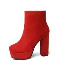 Women’s High Heel Ankle BootsBootsQUTAA-2-021-Women-Ankle-Boots-Squ