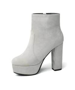 Women’s High Heel Ankle BootsBootsQUTAA-2021-Women-Ankle-Boots-Squ-3