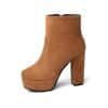 Women’s High Heel Ankle BootsBootsQUTAA-2021-Women-Ankle-Boots-Squ-4