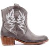 Genuine Leather Embroidered Women’s Ankle BootsBootsSail-Lakers-Genuine-Leather-Embr