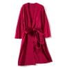 Satin Robe Female Lingerie Sleepwear Silky Bridal Wedding NightwearTopsSatin-Robe-Female-In-timate-Linge