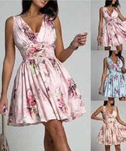 Summer Dress Hot Selling Mini DressDressesSexy-Woman-Dresses-Fashion-V-Nec
