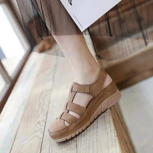 Women’s Summer Casual Sewing SandalsSandalsVintage-Wedge-Sandals-Woman-Summ