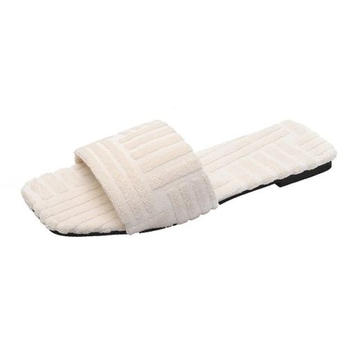 Towel Design Charm Open-toe Casual Sandals-SlippersSandalsWomen-Temperament-Slippers-Towel