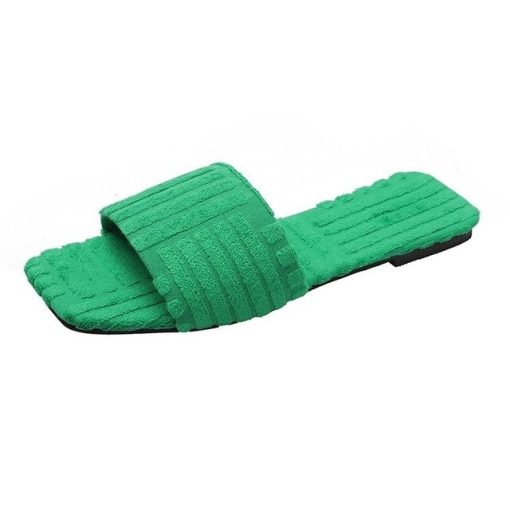 Towel Design Charm Open-toe Casual Sandals-SlippersSandalsWomen.-Temperament-Slippers-Towel