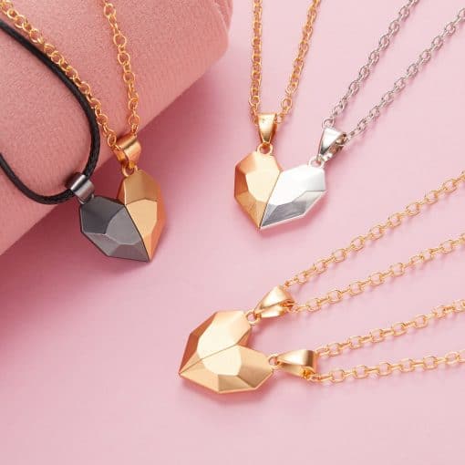 2Pcs Magnetic Heart Couple NecklaceJewelleriesmainimage02Pcs-Magnetic-Heart-Couple-Necklace-For-Women-Valentine-s-Day-Sweater-Chain-For-Best-Friend-Lovers