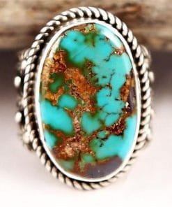 Large Vintage Boho Antique Color RingsJewelleriesmainimage0Bohemian-Style-Large-Oval-Turquoises-Blue-Stone-Rings-Bague-for-Women-Man-Vintage-Ethnic-Ring-Jewelry