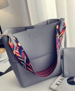 Large Capacity Strap Shoulder Bucket HandbagsHandbagsmainimage0Brand-Designer-Women-Handbag-and-purse-Large-Capacity-Colorful-Strap-Shoulder-Bag-PU-Leather-Bucket-Crossbody