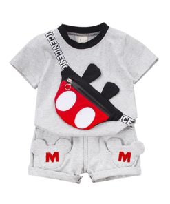 Unisex New Summer Baby 2 Piece SetKidsmainimage0New-Summer-Baby-Clothes-Suit-Children-Fashion-Boys-Girls-Cartoon-T-Shirt-Shorts-2Pcs-set-Toddler-1