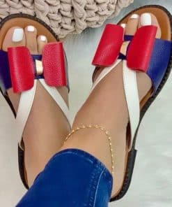 Butterfly-Knot Casual Sandals-SlippersSandalsmainimage0Summer-Women-Slippers-Cute-Butterfly-Knot-Casual-Sandals-Lady-Slides-Zapatillas-Mujer-Flats-Slip-On-Women