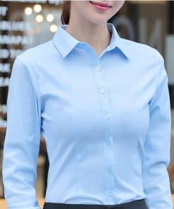 Women’s Korean Office Lady Cotton Trendy ShirtsTopsmainimage0Women-Cotton-Shirts-Women-White-Shirt-Long-Sleeve-Blouse-Female-Tops-OL-Basic-Shirt-Blouses-2022