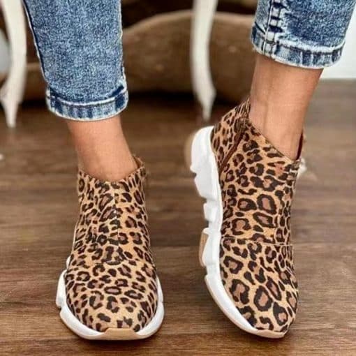 Women’s Leather New Trendy SneakersFlatsmainimage0Women-Sport-Shoes-Fashion-Summer-Mesh-Leopard-Solid-Color-Casual-Ladies-Vulcanized-Shoes-Breathable-Flats-Zipper