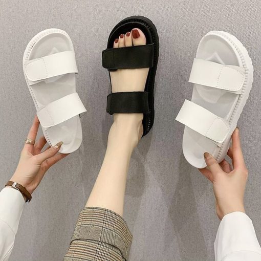 Women’s New Summer Wear Flat Bottom Sandals-SlippersSandalsmainimage0Women-s-Sandals-New-Summer-Wear-Flat-Bottom-Sandals-Women-s-Sports-Beach-Sandals-Fashion-Solid