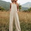 New Women’s Solid Color Casual JumpsuitSwimwearsmainimage12022-New-Women-s-Solid-Color-Strapless-Casual-All-Match-Oversized-Long-Jumpsuits-Adjustable-For-Fashion