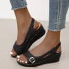 Women’s Platform Wedge SandalsSandalsmainimage12022-Summer-White-Women-s-Sandals-Black-Platform-Women-Sandals-Wedge-Summer-Chaussures-Femme-Sandals-Size