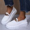 Women’s Chain Trendy Flat LoafersFlatsmainimage2Women-s-Chain-Loafer-Flats-For-Women-Round-Toe-Slip-On-Mesh-Sneaker-Casual-Shoes-Fabric
