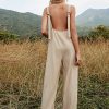 New Women’s Solid Color Casual JumpsuitSwimwearsmainimage32022-New-Women-s-Solid-Color-Strapless-Casual-All-Match-Oversized-Long-Jumpsuits-Adjustable-For-Fashion