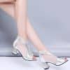 Women’s Bling Diamond Square SandalsSandalsmainimage3Fashion-Women-Sandals-Bling-7cm-High-Heels-Diamond-Summer-Square-Heel-Women-Shoes-Wedding-Shoes-Leather