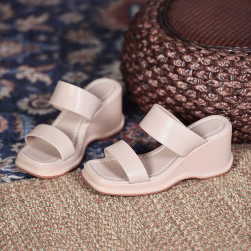 New Wedge Casual Platform Slippers-SandalsSandalsmainimage3New-Wedges-Casual-Slippers-Summer-Platform-Women-Shoes-2022-Slingback-Flip-Flops-Daily-Dress-Slides-Pu