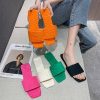 Towel Design Charm Open-toe Casual Sandals-SlippersSandalsmainimage3Women-Temperament-Slippers-Towel-Design-Charm-Open-toe-Set-Foot-2022-Vacation-Beach-Flat-Sandals-Casual