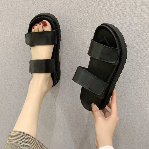 Women’s New Summer Wear Flat Bottom Sandals-SlippersSandalsmainimage3Women-s-Sandals-New-Summer-Wear-Flat-Bottom-Sandals-Women-s-Sports-Beach-Sandals-Fashion-Solid