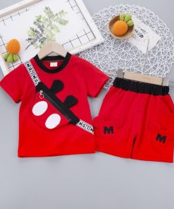 Unisex New Summer Baby 2 Piece SetKidsmainimage4New-Summer-Baby-Clothes-Suit-Children-Fashion-Boys-Girls-Cartoon-T-Shirt-Shorts-2Pcs-set-Toddler