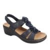 Women’s Comfortable Trendy Gladiator SandalsSandalsmainimage4Summer-New-Women-Sandals-Fashion-Ladies-Solid-Color-Peep-Toe-Hook-Loop-Wedge-Flower-Shoes-Outdoor