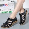 Genuine Leather Summer Cool Hollow Soft ShoesFlatsmainimage4WOIZGIC-Women-Ladies-Female-Mother-Genuine-Leather-Shoes-Sandals-Gladiator-Summer-Beach-Cool-Hollow-Soft-Hook