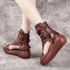 Women’s Summer Trendy SandalsSandalsmainimage4miaoguan-Women-Summer-Sandals-Mid-Heels-Wedges-Shoes-Ladies-Vintage-PU-Leather-Plus-Size-Sandalias-Mujer