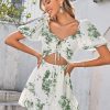 Sexy Hollow Out Summer Mini DressDressesvariantimage0Simplee-Sexy-hollow-out-puff-sleeve-lace-up-print-green-corset-dress-summer-Ruffle-holiday-women